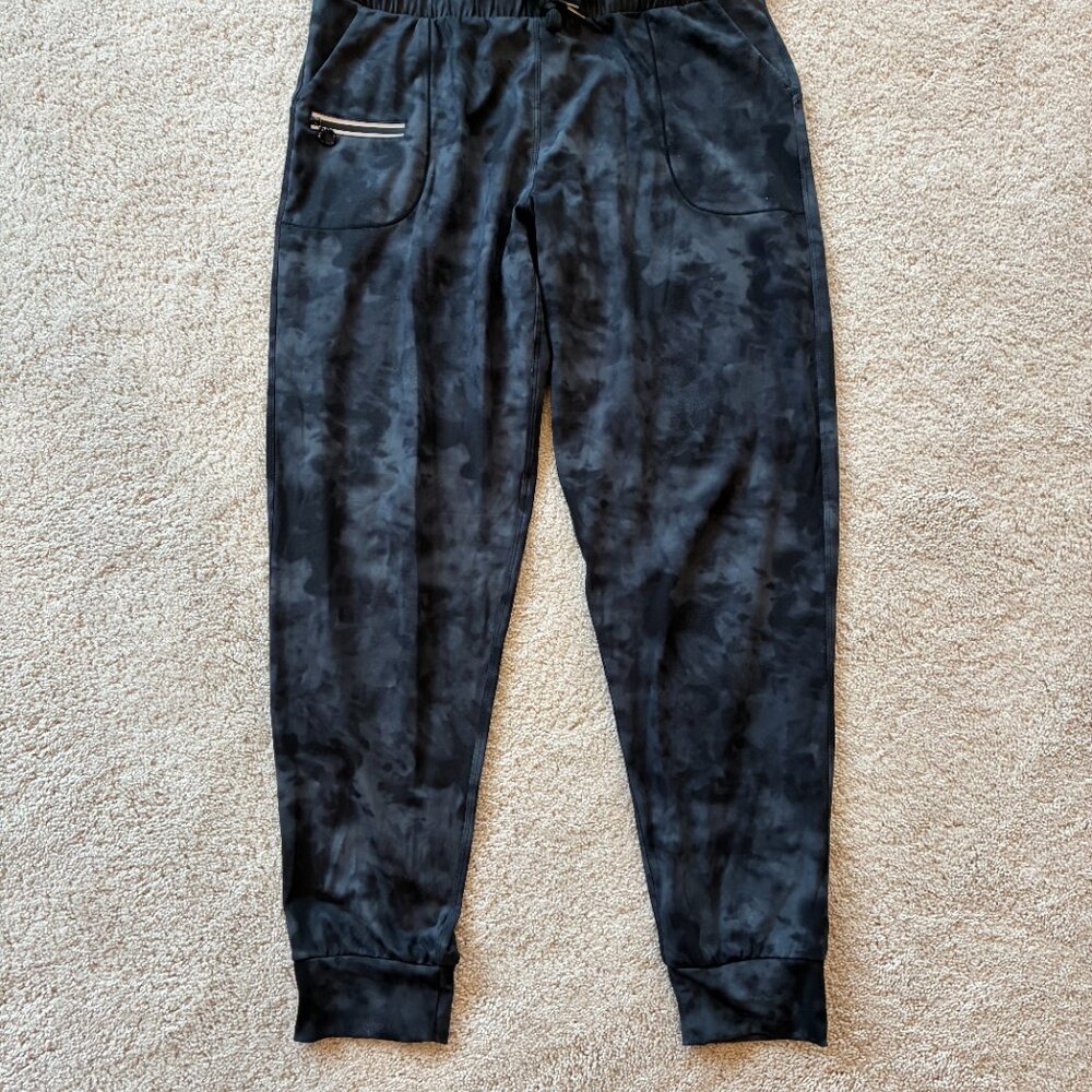Women's Sport Joggers Sweatpants Black Gray - Picture 2 of 12